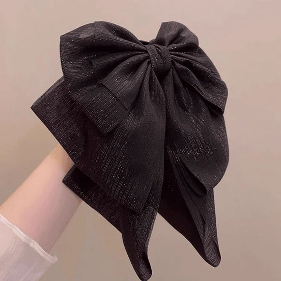 Bend Butterfly Shine Thread Bow Hair Clip