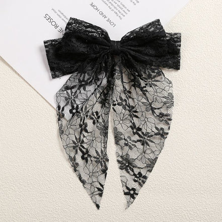 Lace Double Bow Hair Clip