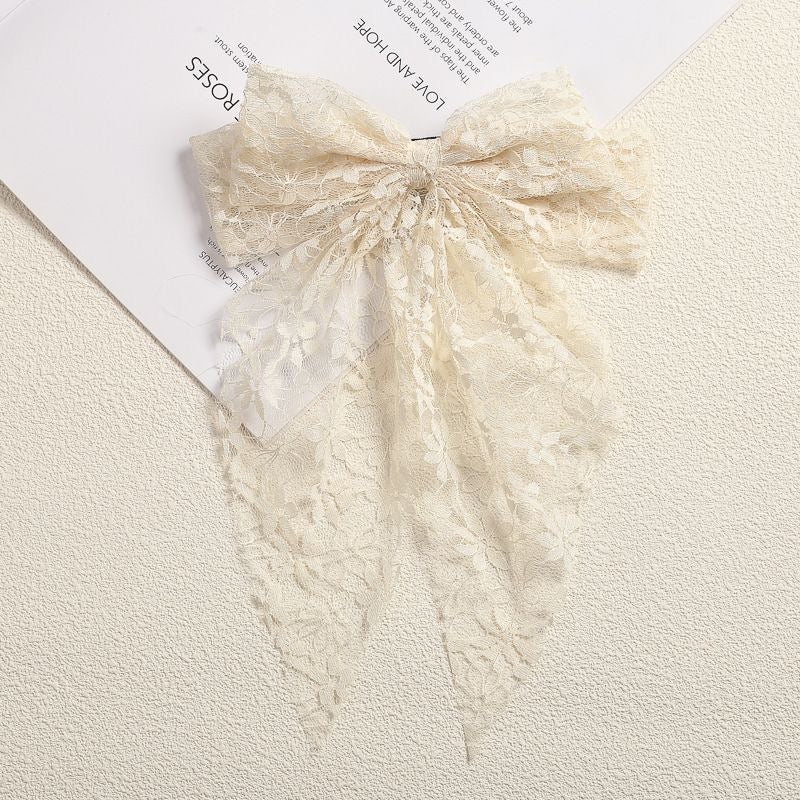 Lace Double Bow Hair Clip