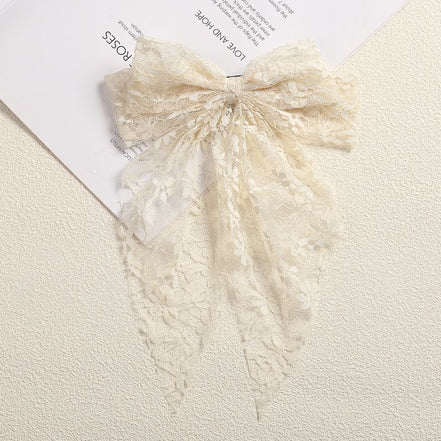 Lace Double Bow Hair Clip