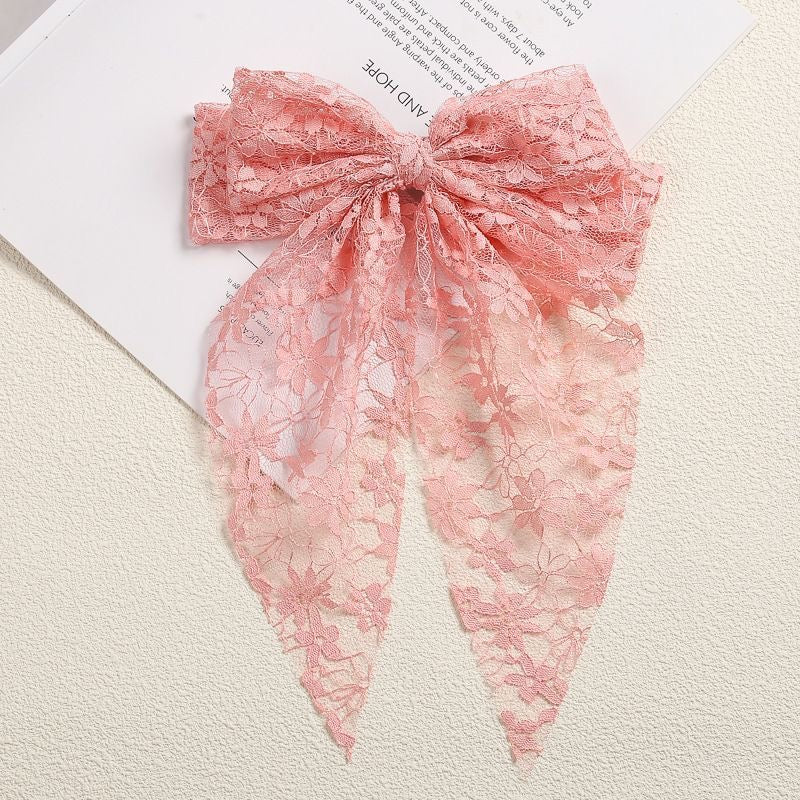 Lace Double Bow Hair Clip