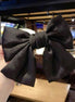 Satin Short Tail Bow Hair Clip