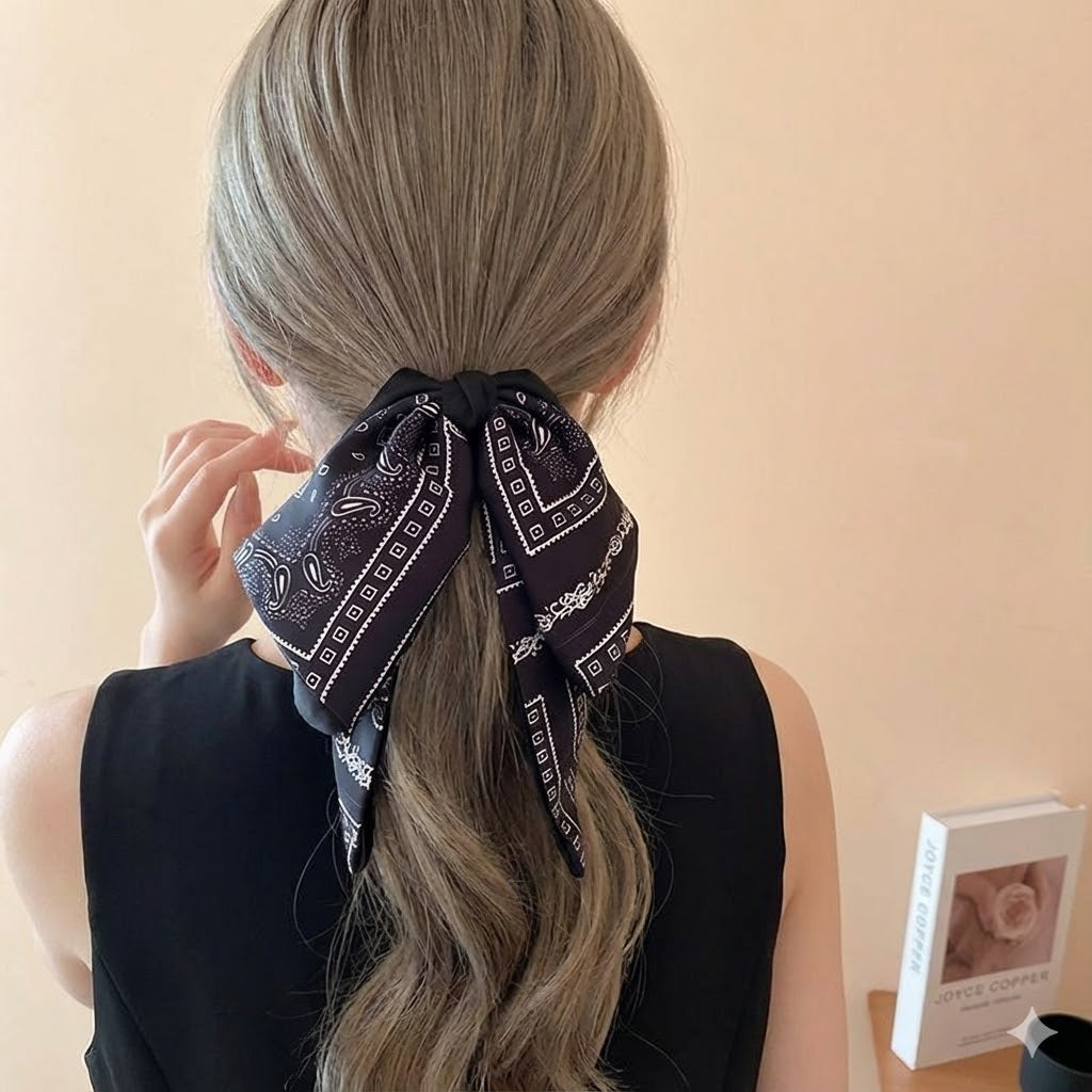 Boho Bend Bow Hair Clip