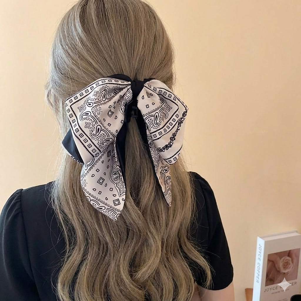 Boho Bend Bow Hair Clip