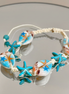 Blue Ocean Turquoise Sea Star & Shell Bracelet