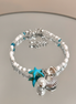 Blue Ocean Pearl & Shell Bracelet