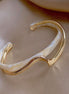 Minimalist Acetate Wave Bangle