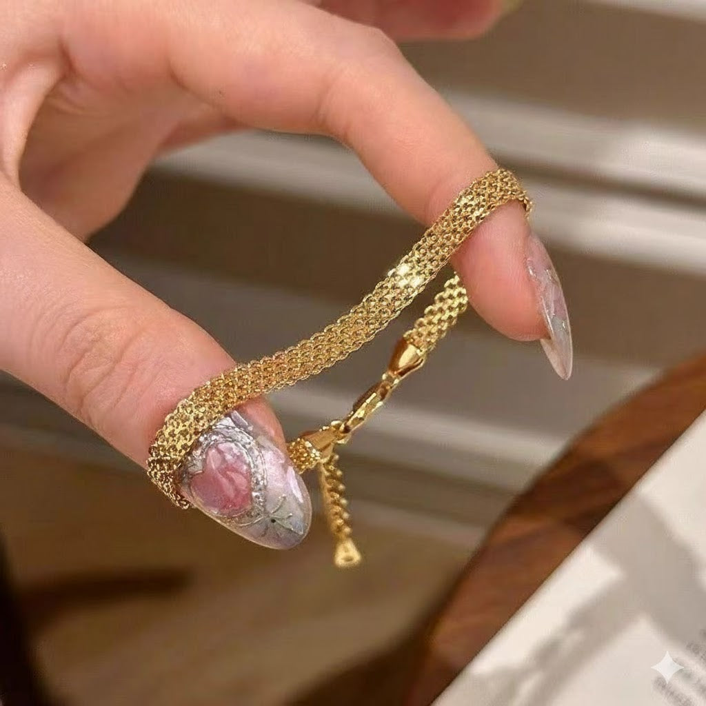 Vintage Plait Metal Bracelet