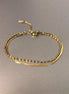 Silhouette Layer Gleam Bracelet