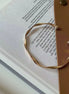 Minimalist Wave Shape Bangle