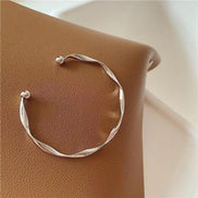 Minimalist Wave Shape Bangle