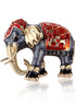 Vintage Imitation Enamel Elephant Brooch
