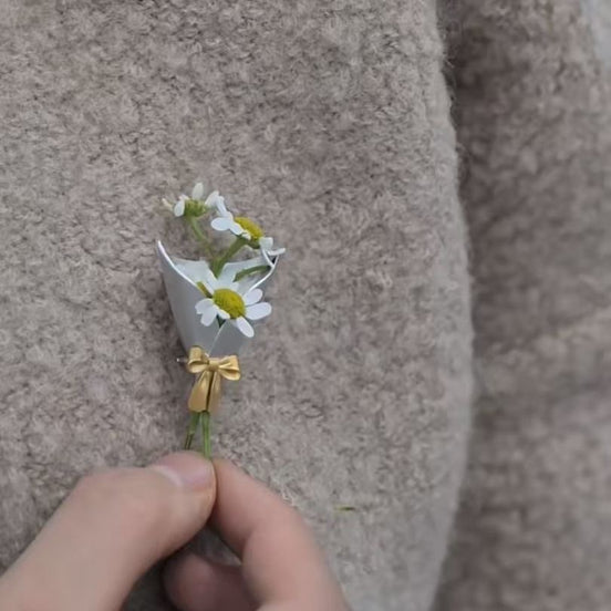 Wildflower Pocket Brooch