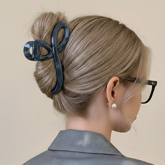 Ribbon Jelly Big Hair Claw Clip