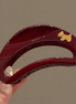 Dog Logo Big Oval Hollow Claw Clip