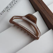 Minimalist Style Trapezoid Hair Claw Clip