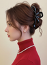 Ribbon Bow Hair Claw Clip