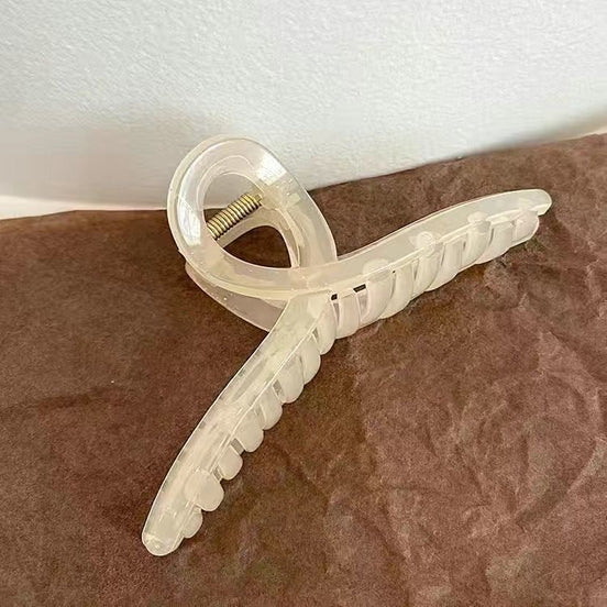 Jelly Bow Hair Claw Clips