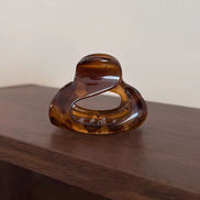 Minimalist Style Shell-shape Small Hair Claw Clip