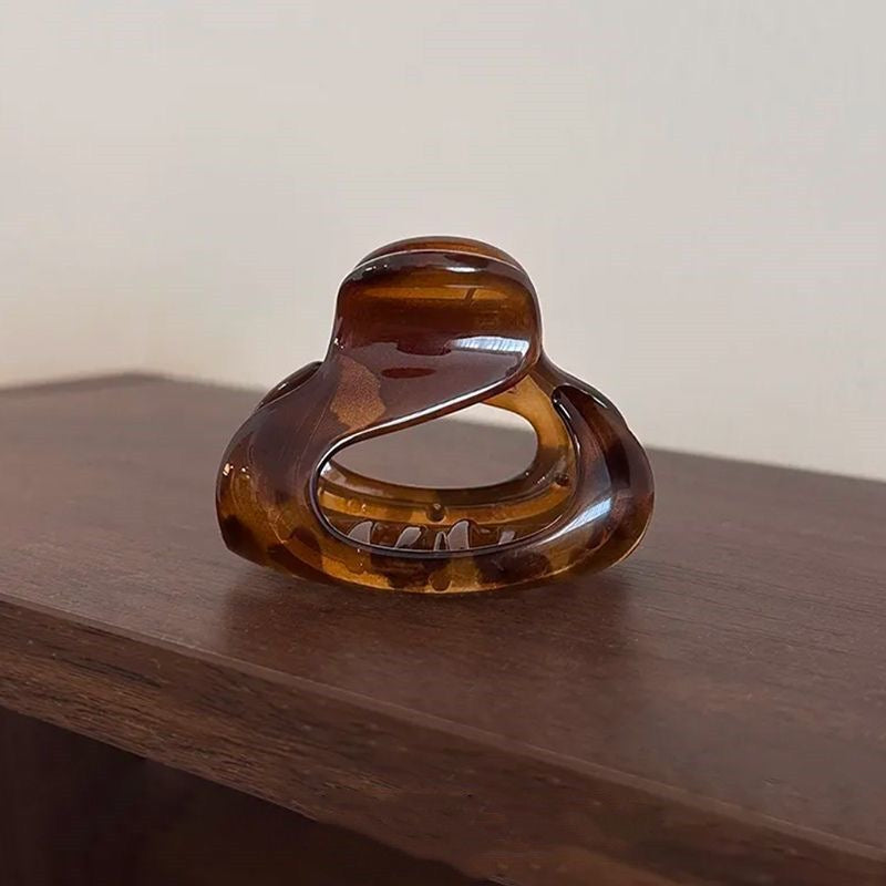 Minimalist Style Shell-shape Small Hair Claw Clip