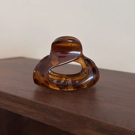 Minimalist Style Shell-shape Small Hair Claw Clip