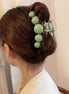 Glossy Pearl Hair Claw Clip