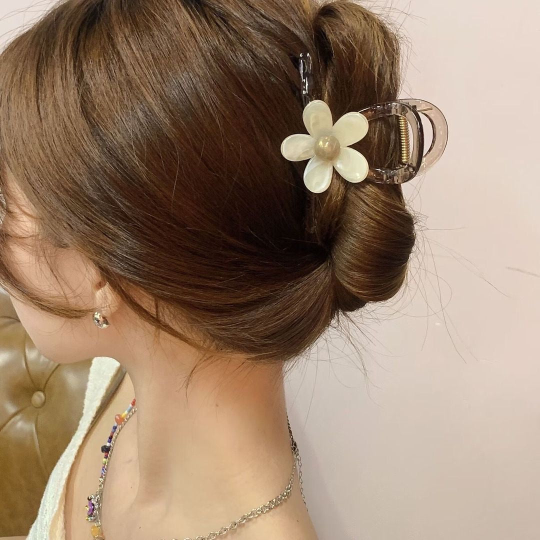Flower Top Fairy Hair Claw Clip