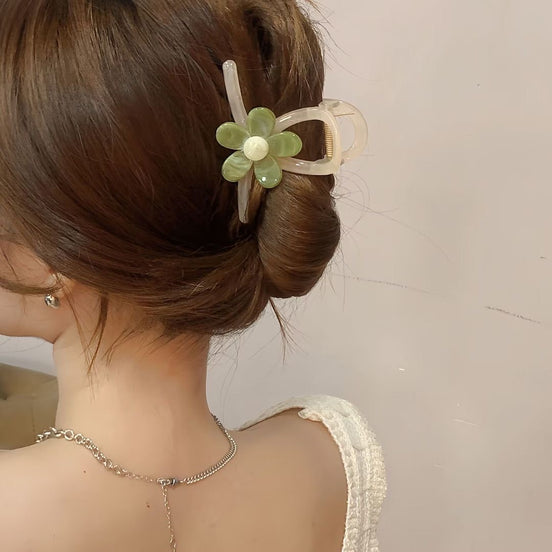 Flower Top Fairy Hair Claw Clip