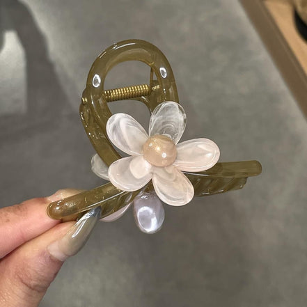 Flower Top Fairy Hair Claw Clip