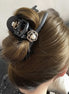 Camellia Top Matte Hair Claw Clip