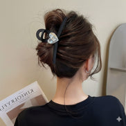 Heart Top Hair Claw Clip