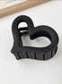 Maillard Matte Heart-shape Hollow Hair Claw Clip