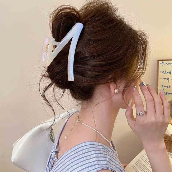 Z-shape Jelly Hair Claw Clip
