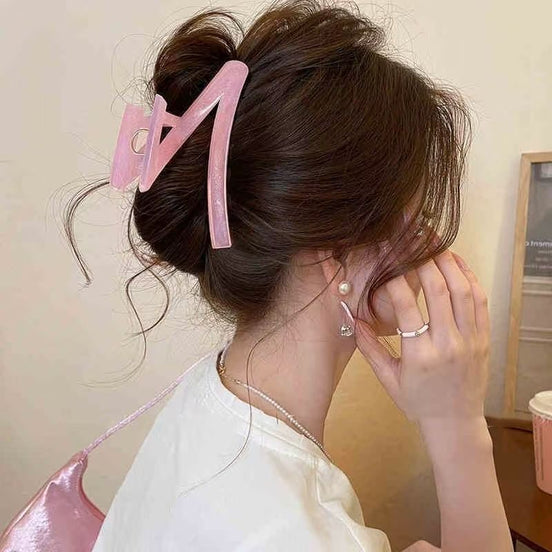 Z-shape Jelly Hair Claw Clip