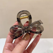 Small Jelly Bow Hair Claw Clip