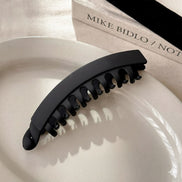 Maillard Matte Banana Hair Claw Clip