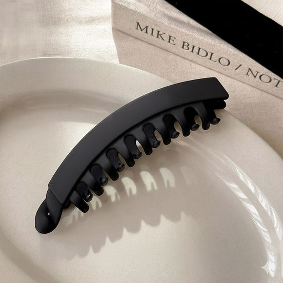 Maillard Matte Banana Hair Claw Clip