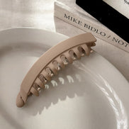 Maillard Matte Banana Hair Claw Clip