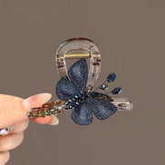 Crystal Butterfly Hair Claw Clip