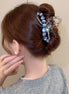 Shine Crystal Bow Hair Claw Clip
