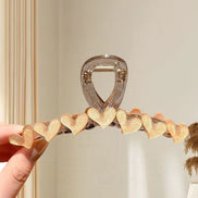 Jelly Hearts Row Hair Claw Clip