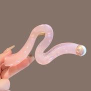 Large Size Wave-shape Hair Claw Clip