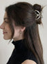 Metal Butterfly Hair Claw Clip