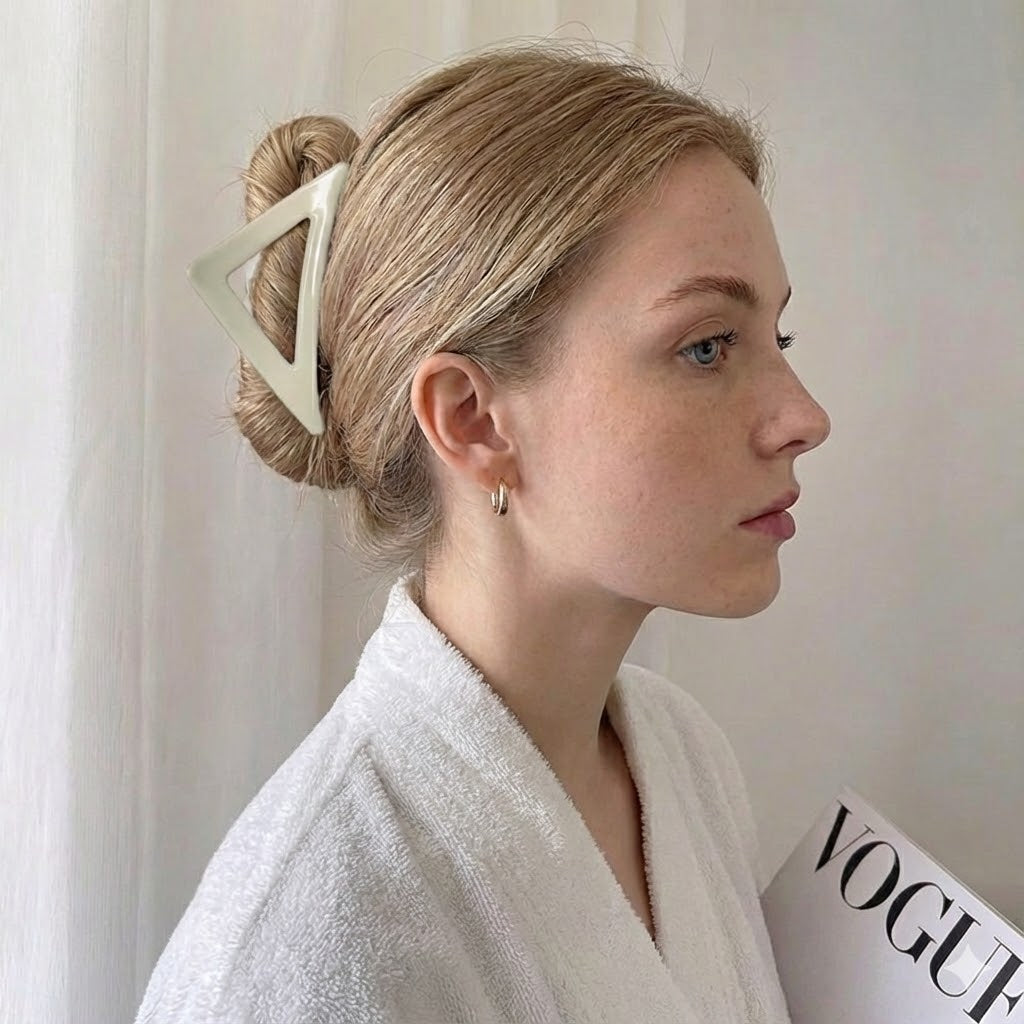 Minimalist Triangle Hair Claw Clip