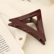 Minimalist Triangle Hair Claw Clip