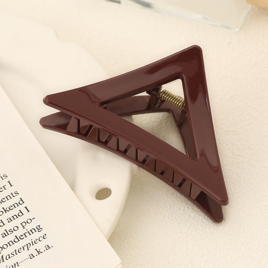 Minimalist Triangle Hair Claw Clip