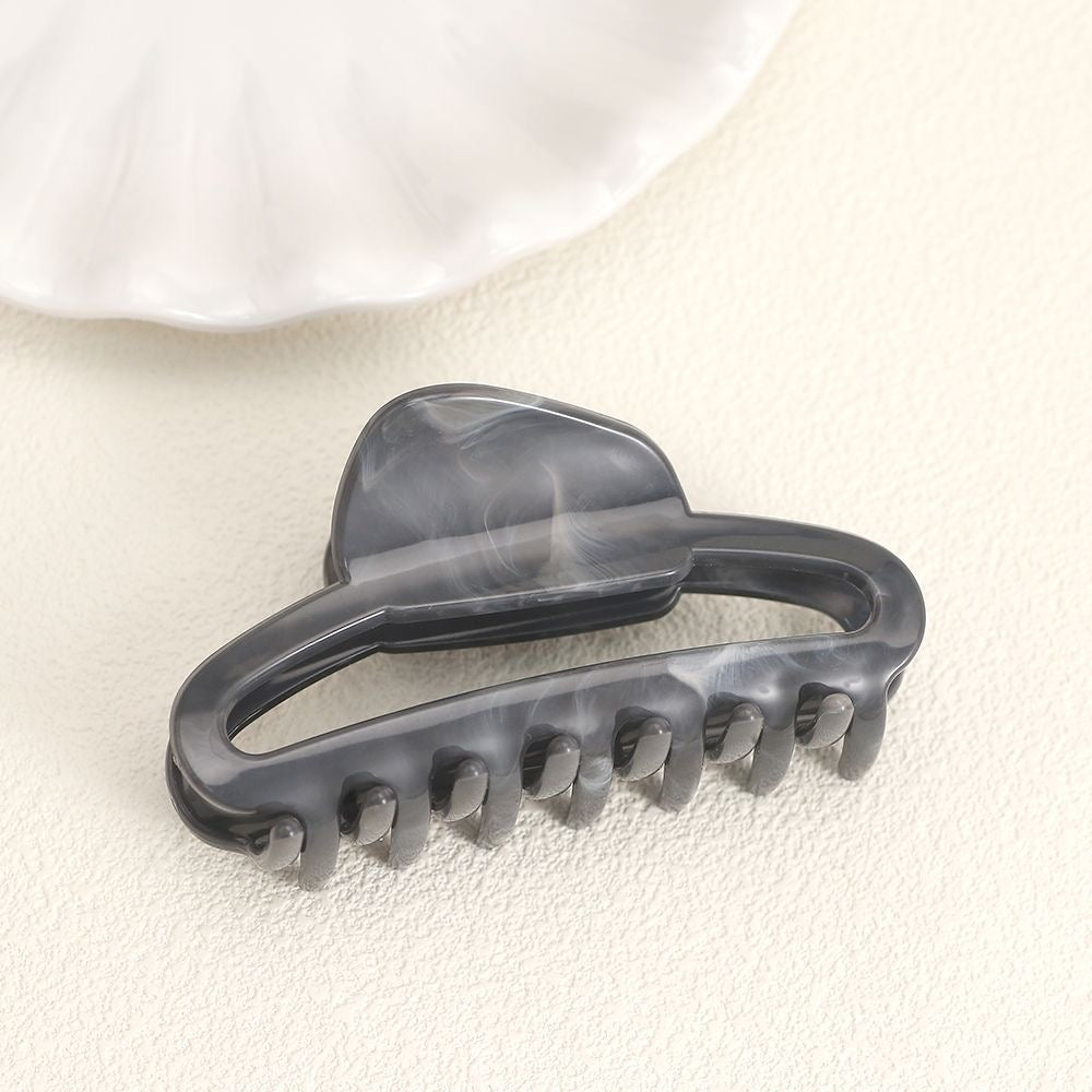 Marble Hollow Hair Claw Clip
