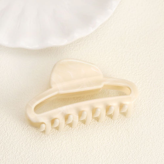 Marble Hollow Hair Claw Clip