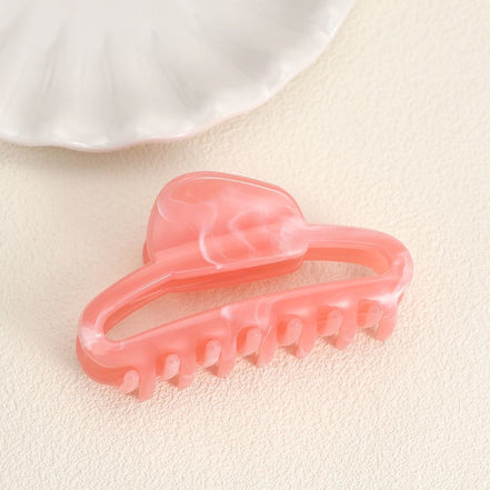 Marble Hollow Hair Claw Clip