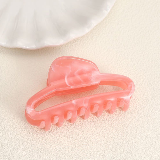 Marble Hollow Hair Claw Clip